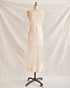 Clara Reclined Slip Dress-Vintage 1930s ivory silk and lace bias cut slip dress-Adored Vintage
